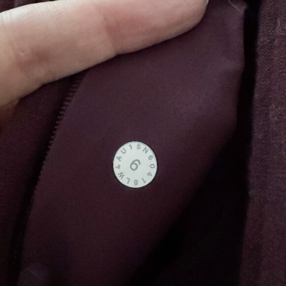 LULULEMON Plush Times Jacket Heathered Dark Adobe Maroon 6 - Picture 9 of 11